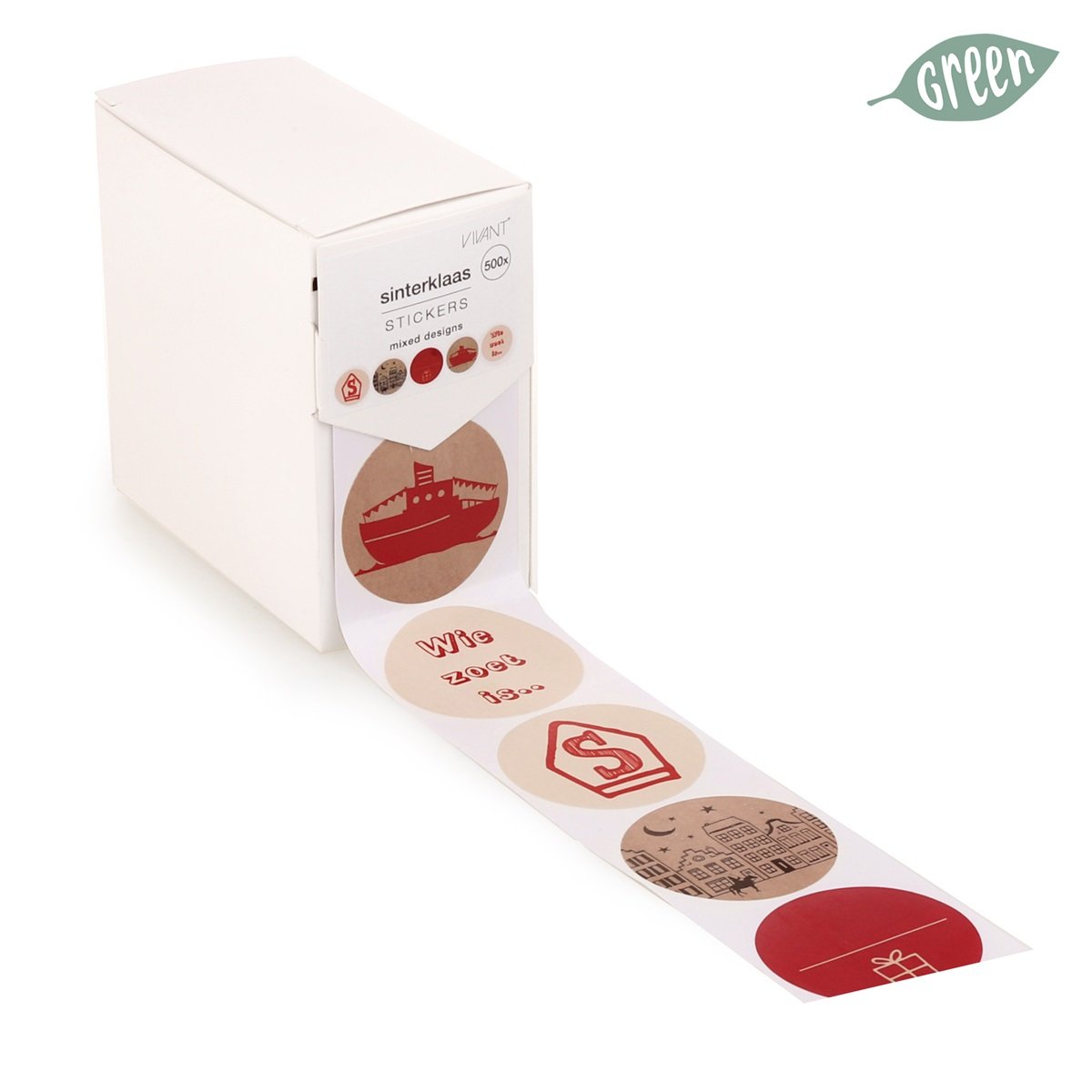 Sintklaas stickers assorti - 500 stuks | Sinterklaas Sluitstickers