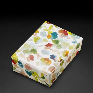 Watercolor Flowers Wrapping Paper – Soft and Natural