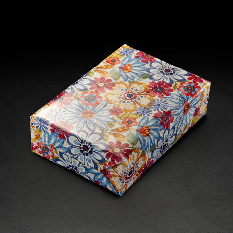 Geschenkpapier „Blumenpracht“ – Bunt und floral 