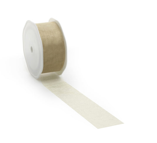 Zand voile lint voor decoratie en creatief gebruik