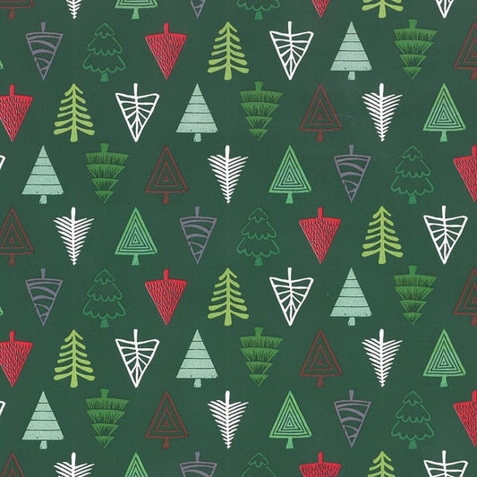Kerst Kadozakje Kerstbomen Rood of  Groen - 200 stuks - 12x19 cm, 17,5x25 cm, 22x30 cm