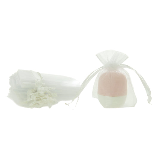 Witte organza zakjes