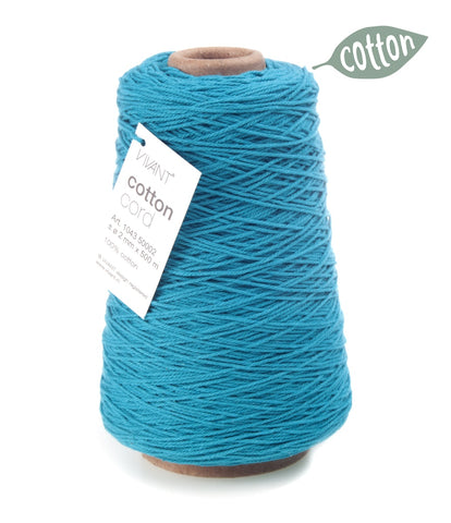 Turquoise katoentouw voor creatieve projecten en knutselen - 500 meter - Katoen Touw