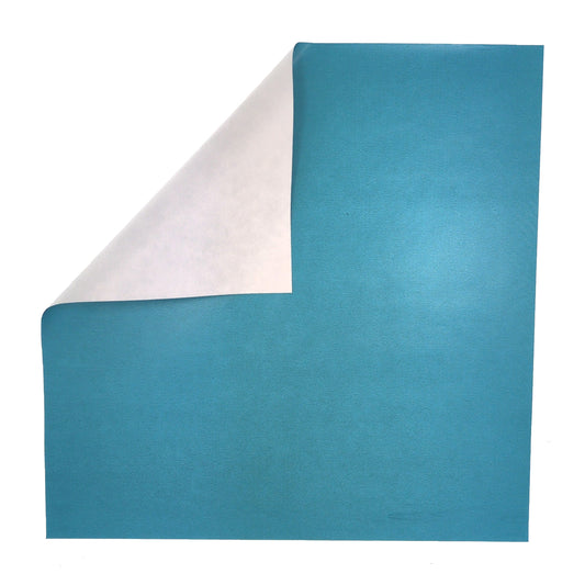 Turquoise grijs inpakpapier gestreken