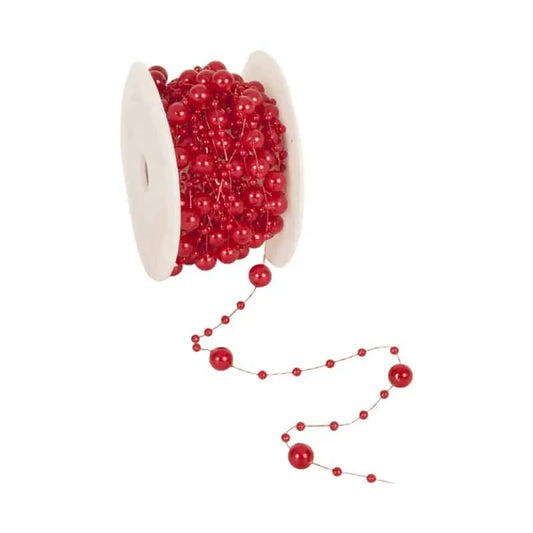 Balletjes cadeaulint Rood