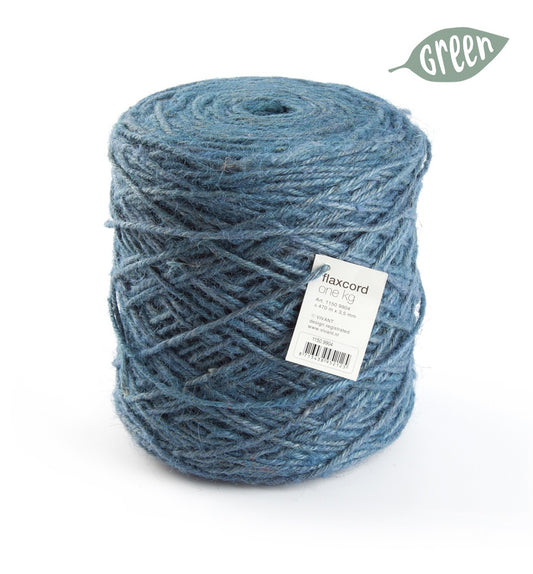 Dik jute touw turquoise voor creatieve projecten en decoratie | jute koord