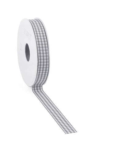 Ruitjes Cadeaulint Grijs > 9/15mm | 20m