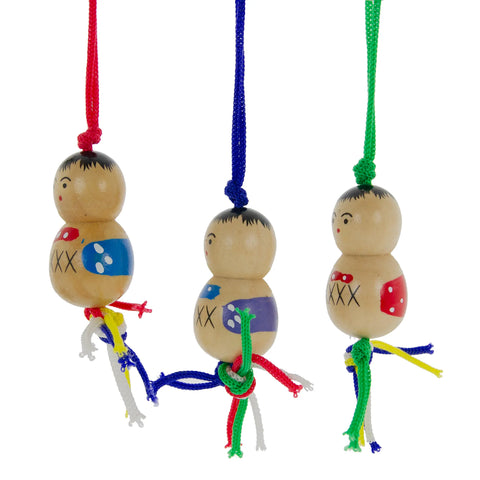Gelukspoppetje XXL > 5,5 cm | Set van 24 Stuks