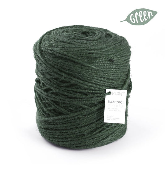 Dik jute touw donker groen voor diverse creatieve projecten | jute koord