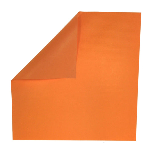oranje inpakpapier geribbeld kraft