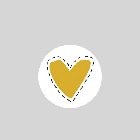 Etiket Gouden Hart - Kadopapier.net