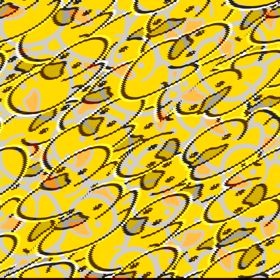 Inpakpapier Ducky - Kadopapier.net