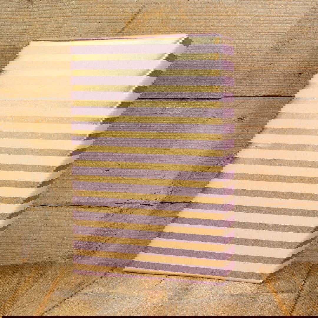 Inpakpapier Zachtroze Goud streepje - Kadopapier.net