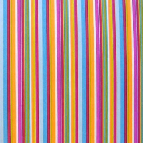 Inpakpapier met Gekleurde Strepen 2 - Feestelijk Cadeaupapier | 200 Meter - Kadopapier.net