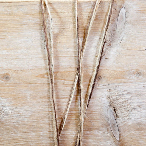 Jute touw tricolor Bruin - Kadopapier.net