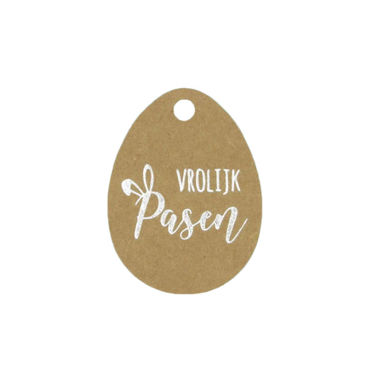 Kadohanger Ei Zilver - Kadopapier.net