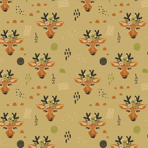 Kerstinpakpapier Lovely Deer - Kadopapier.net