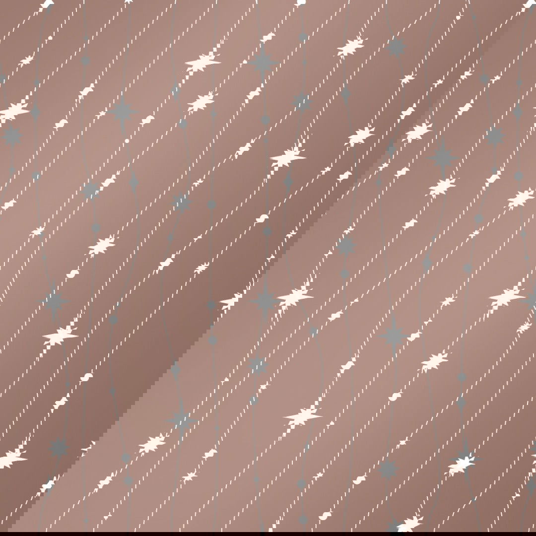 Kerstpapier Stars are Falling Rose Gold - Kadopapier.net