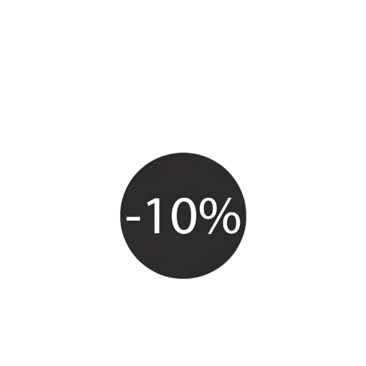 Korting sticker Mini -10% - Kadopapier.net