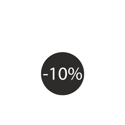 Korting sticker Mini -10% - Kadopapier.net