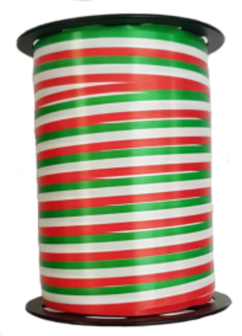 Krullint Groen-Wit-Rood - Italiaansevlag - 10mm - 250m - Kadopapier.net