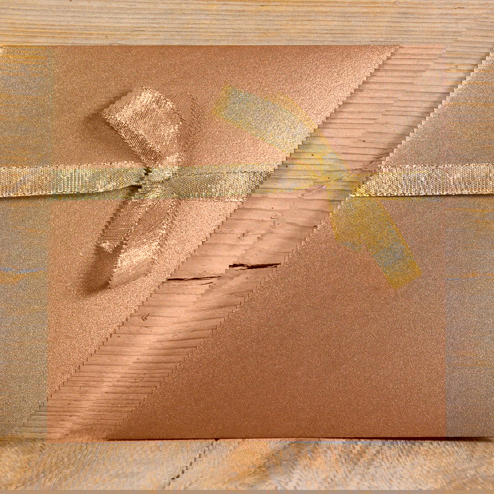 Metallic Envelop Koper vierkant - Kadopapier.net