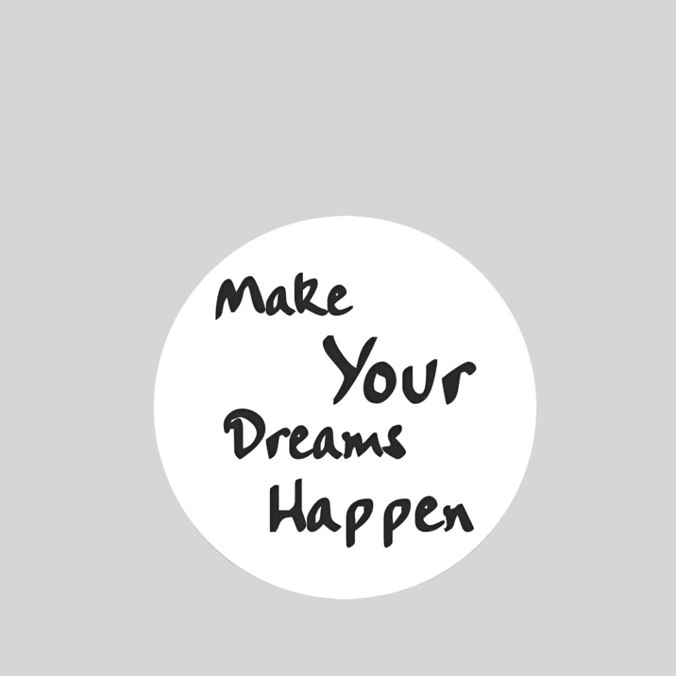 Old school etiket Make your Dreams... - Kadopapier.net