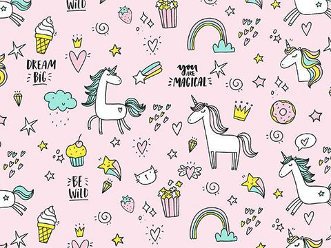 Vellen Inpakpapier Unicorn | 70*50cm | 2x 250 vellen