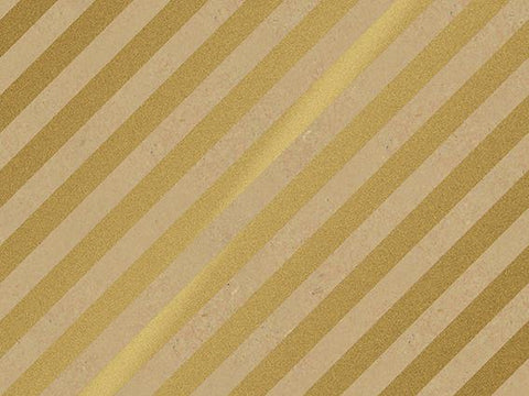 Vellen Inpakpapier Diagonal Stripe Gold | 70*50cm | 2x 250 vellen