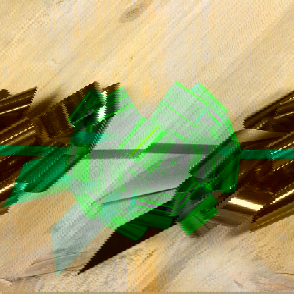 Svelto Trekstrik metallic Groen - Kadopapier.net