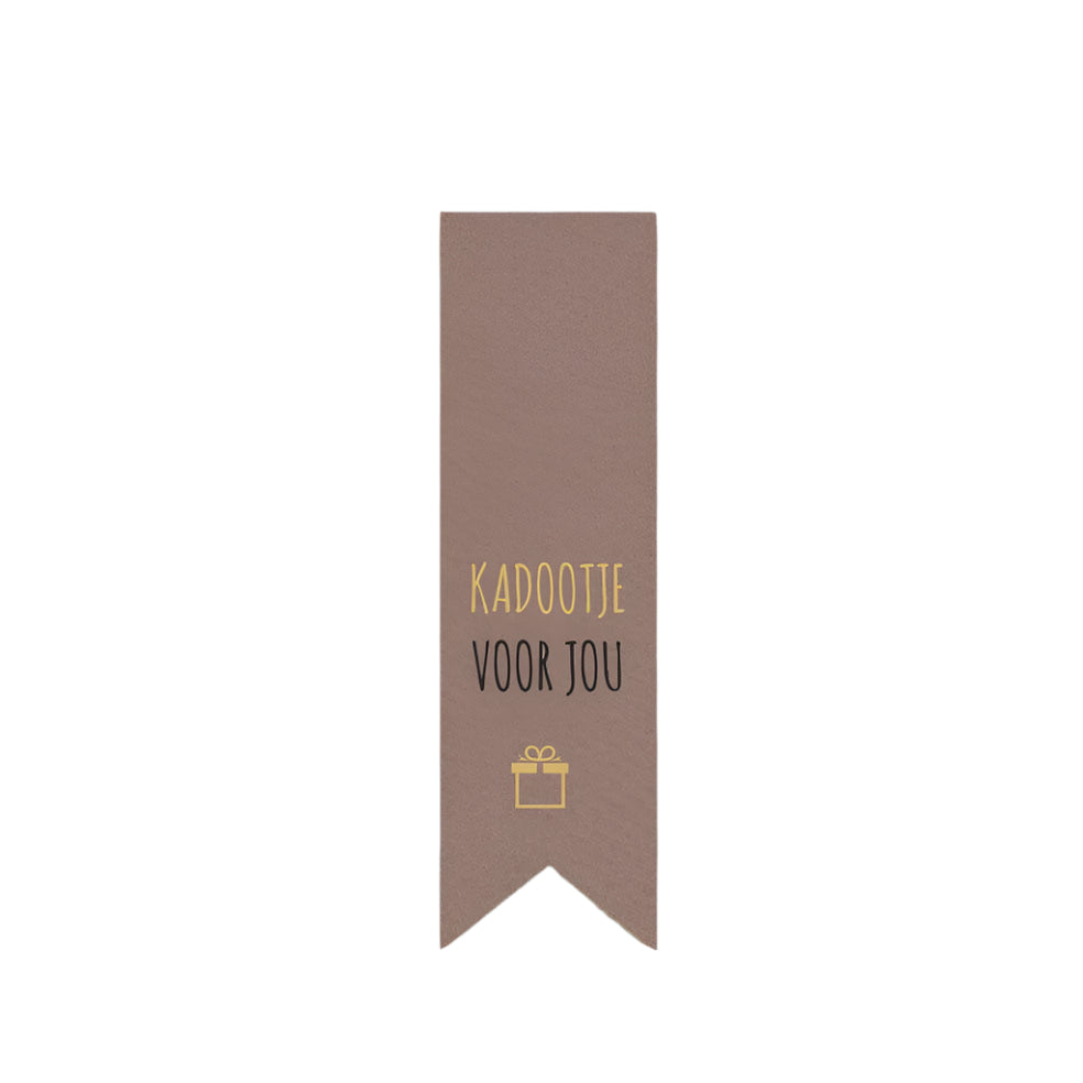 Vaantje Sticker voor Kadootje voor jou - Kadopapier.net