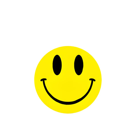 Wensetiket Smiley - Kadopapier.net