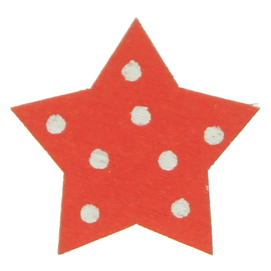 Plakdecoratie Ster Rood