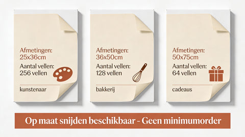 Pergamijnpapier — Voedselzeker & op Maat Snijdbaar