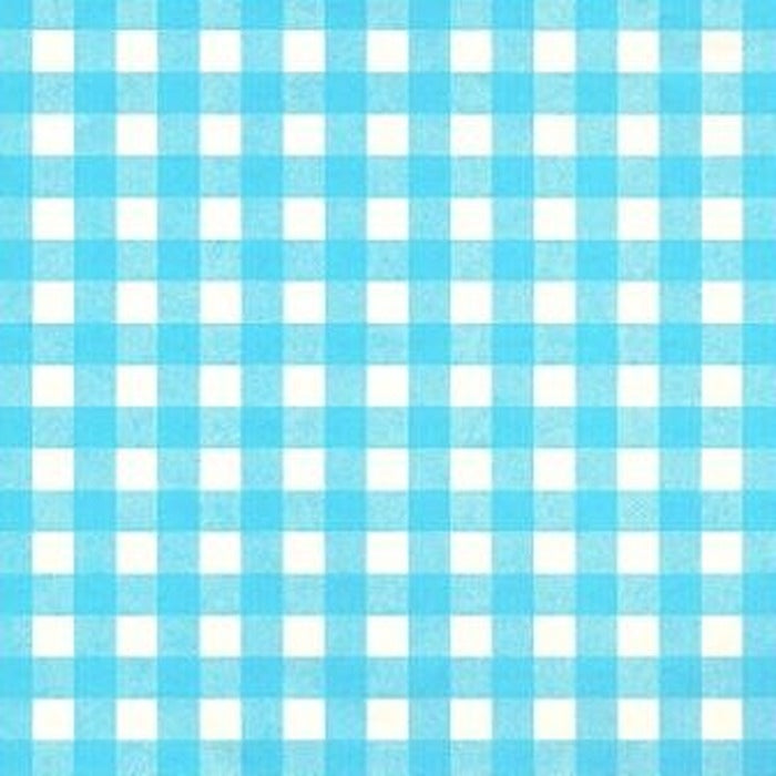 Inpakpapier met lichtblauwe ruiten - Kadopapier.net